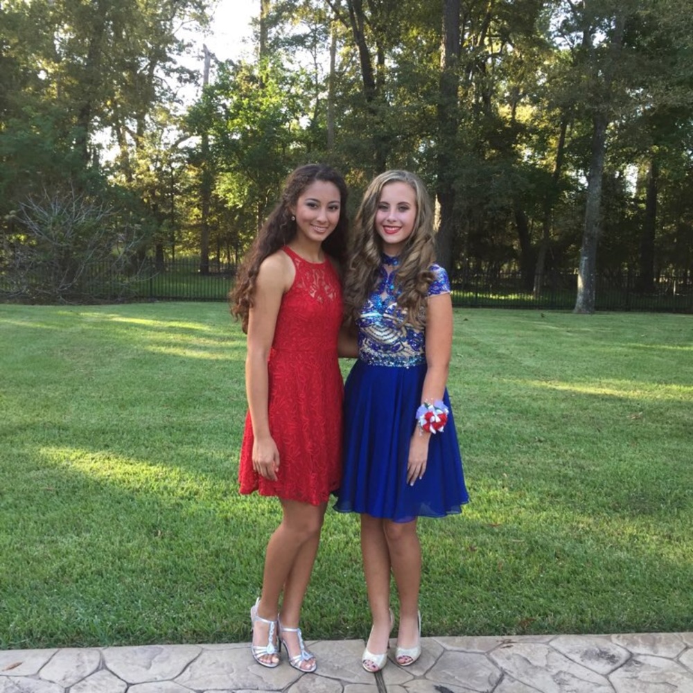 Blue Sherri Hill Homecoming / Party Dress